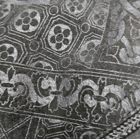 VTG Outbrook Black Leather & Suede Long Trench Coat Sz M Women's - Picture 9 of 10